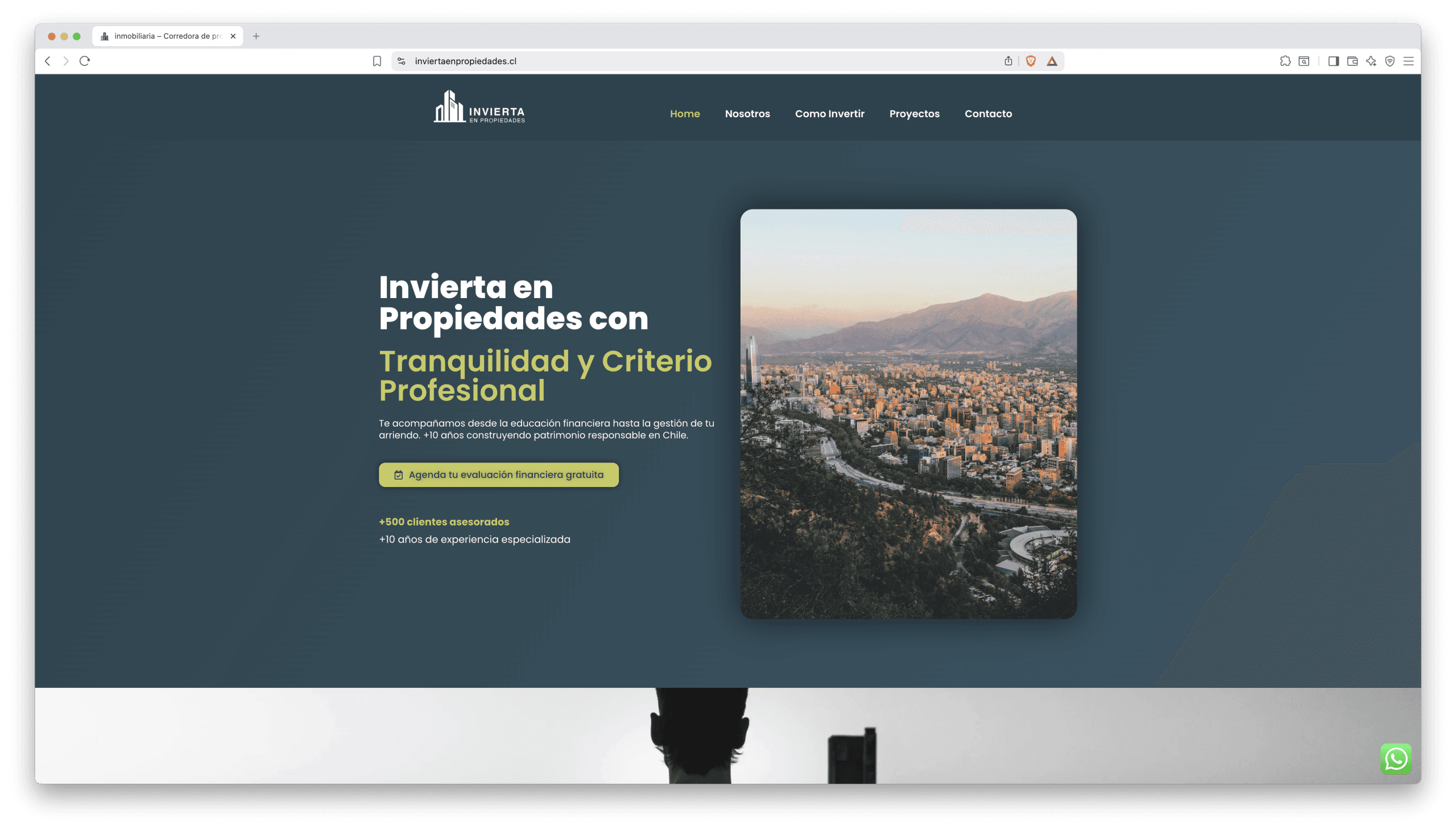 Caso real Invierta en Propiedades generación de leads inmobiliarios