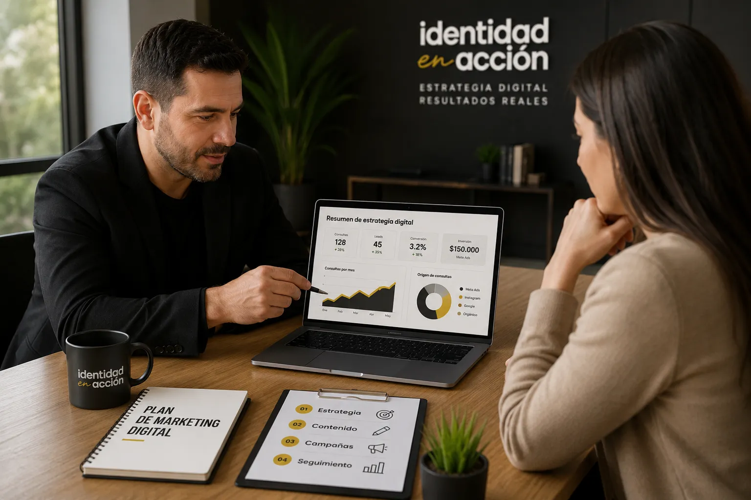 Auditoría estratégica de marketing digital en Chile analizando métricas, generación de leads, campañas Meta Ads y crecimiento comercial