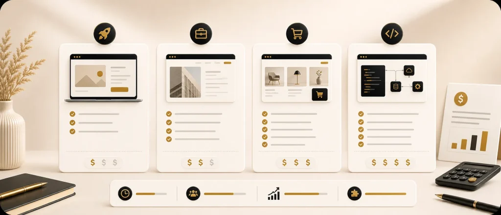 Precio de una página web en Chile según tipo de proyecto
